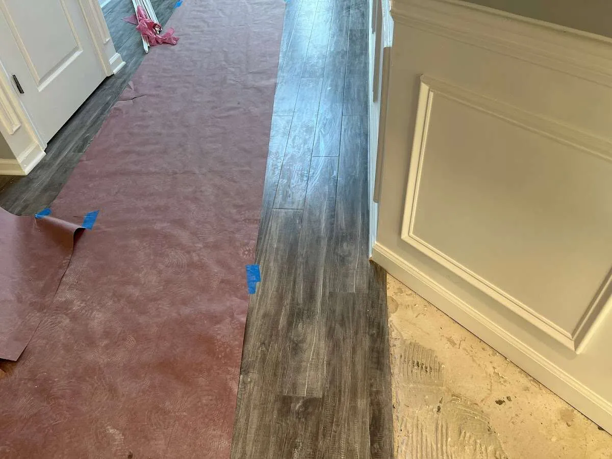 Completed marble shower restoration in Avon